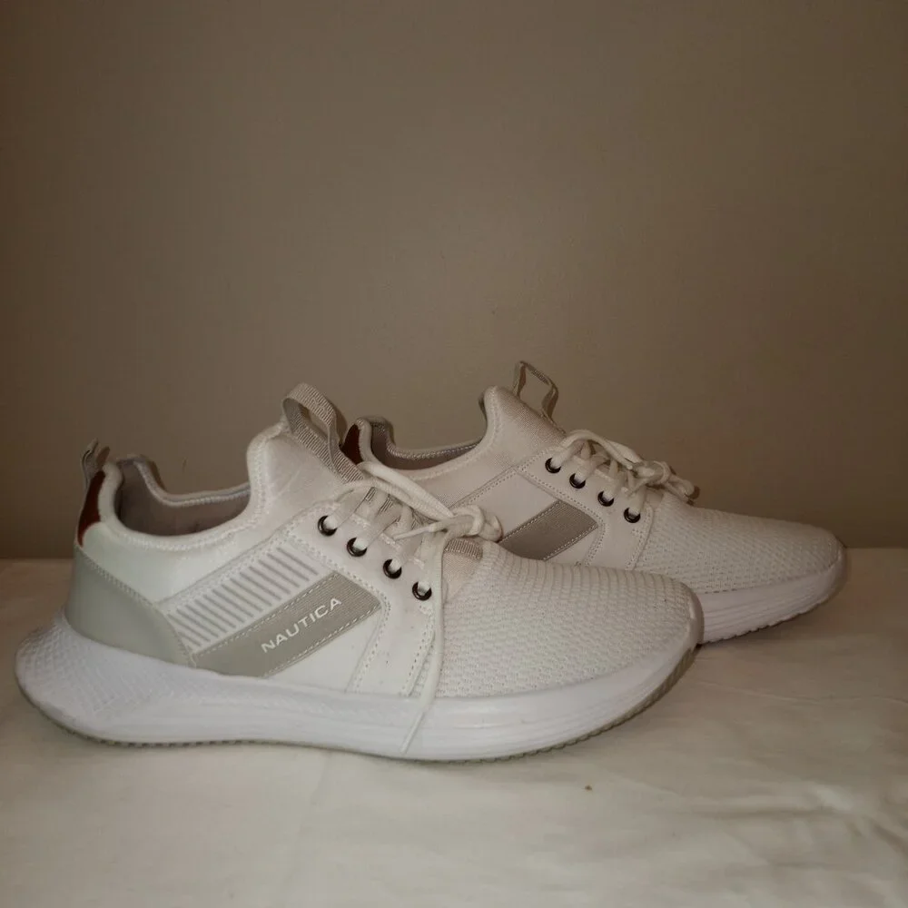 NAUTICA WHITE SNEAKERS MENS SZ 13